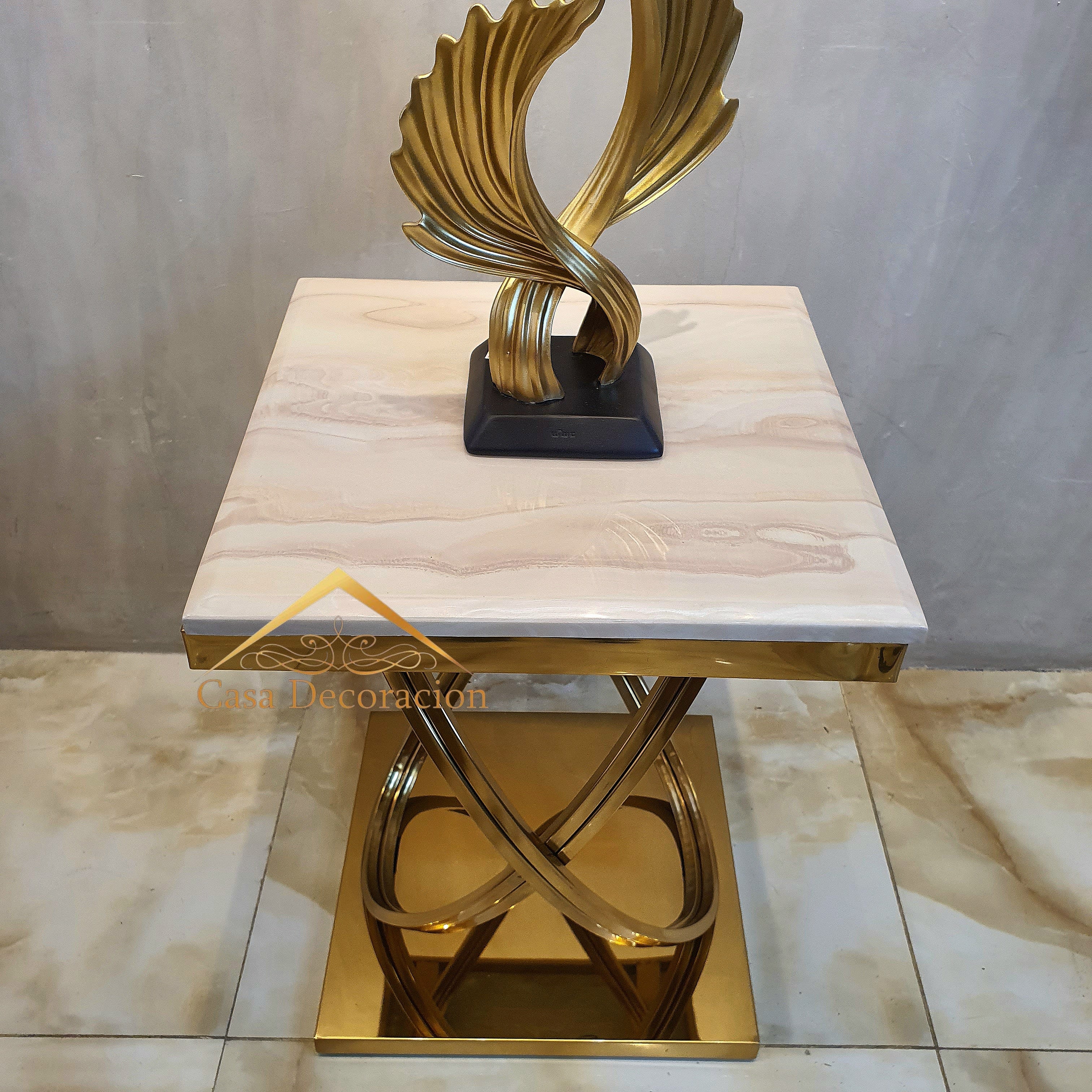Elite Gold Accent Side Table