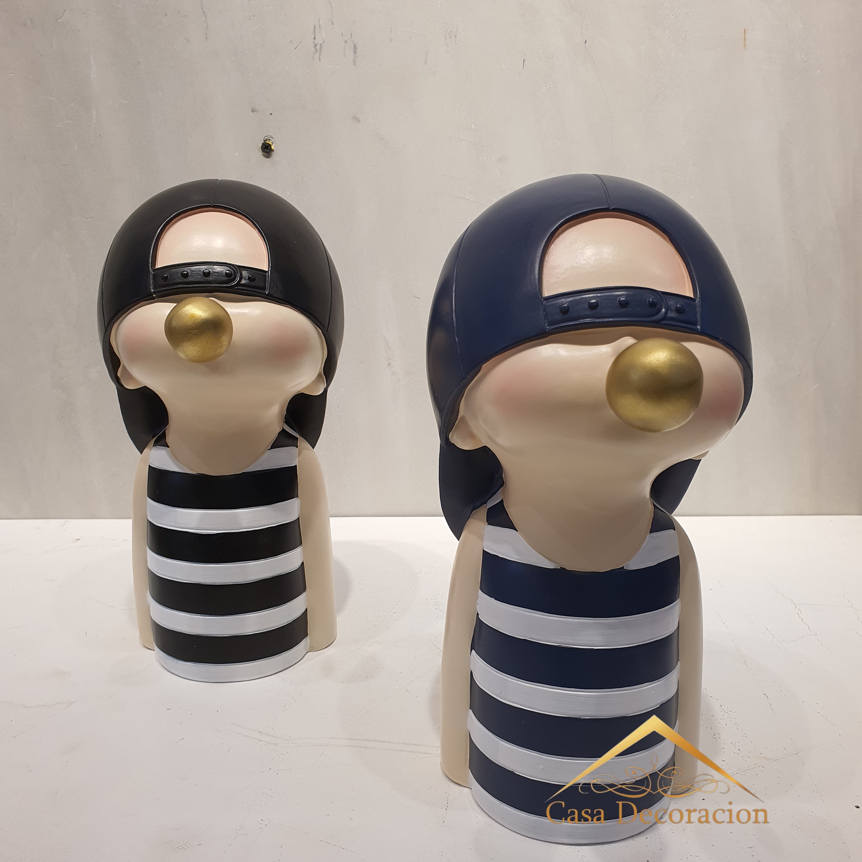 Cute Black Stripe boy w/ Hat