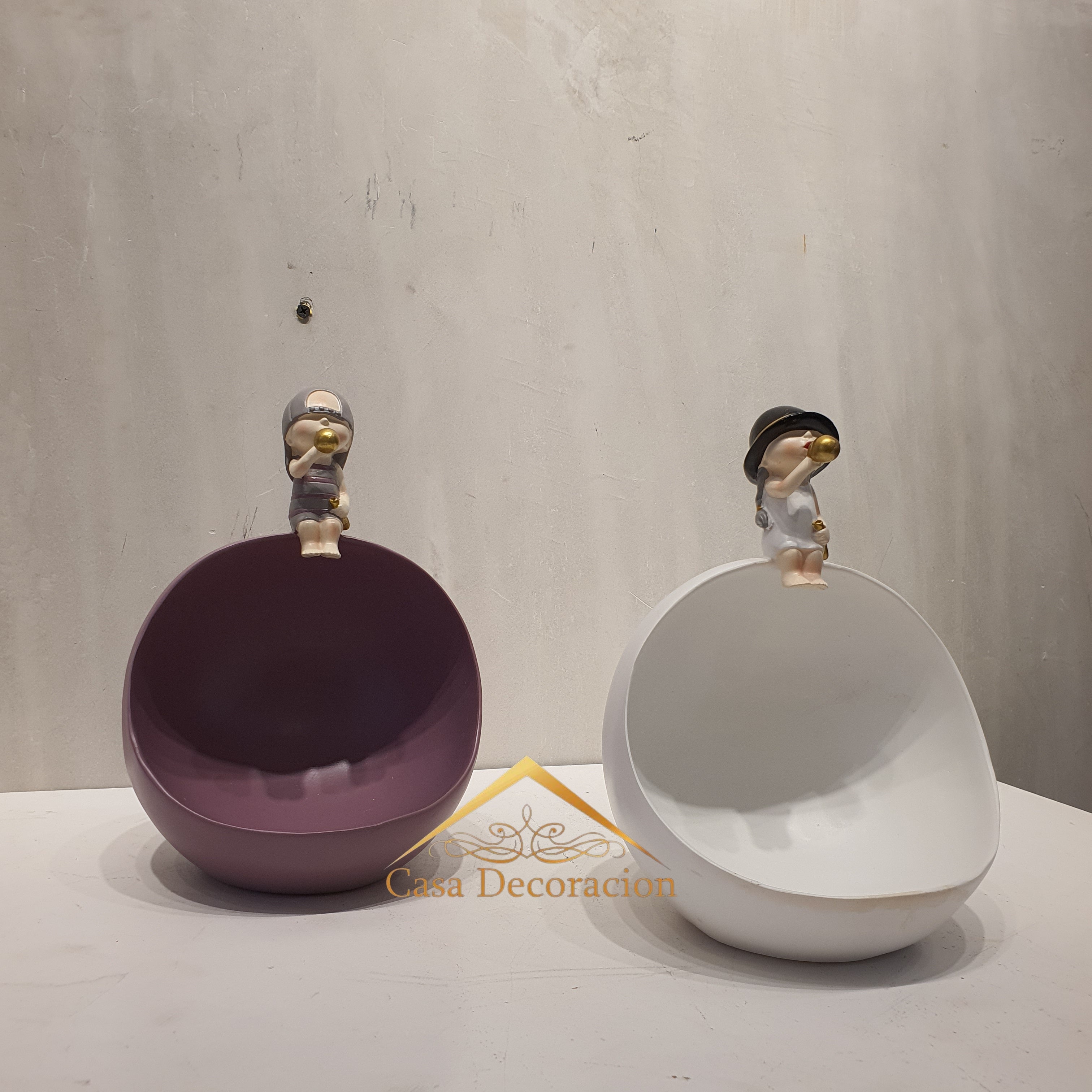 Cute Boy Storage Organizer - Purple