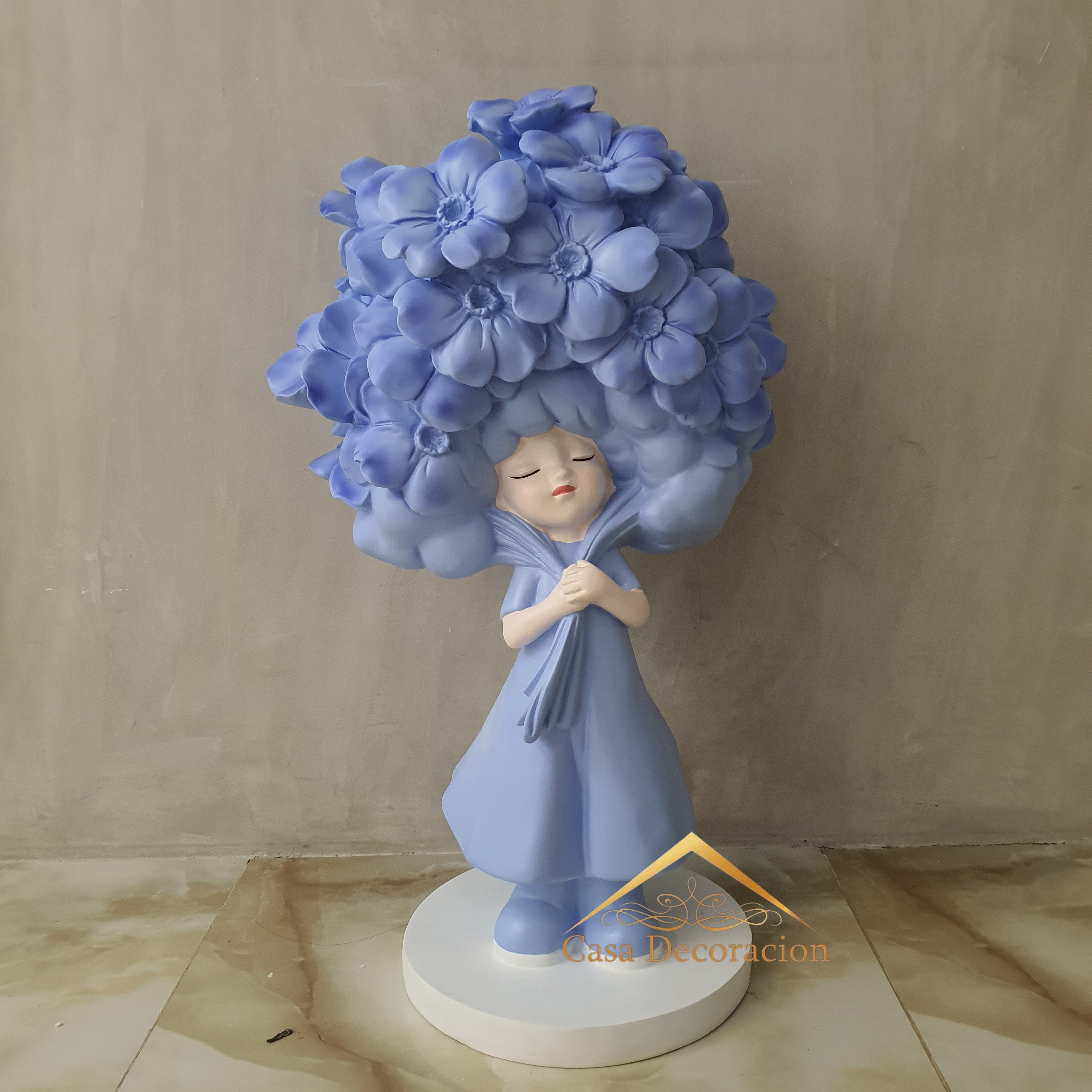 Flower Girl in Purple Dress