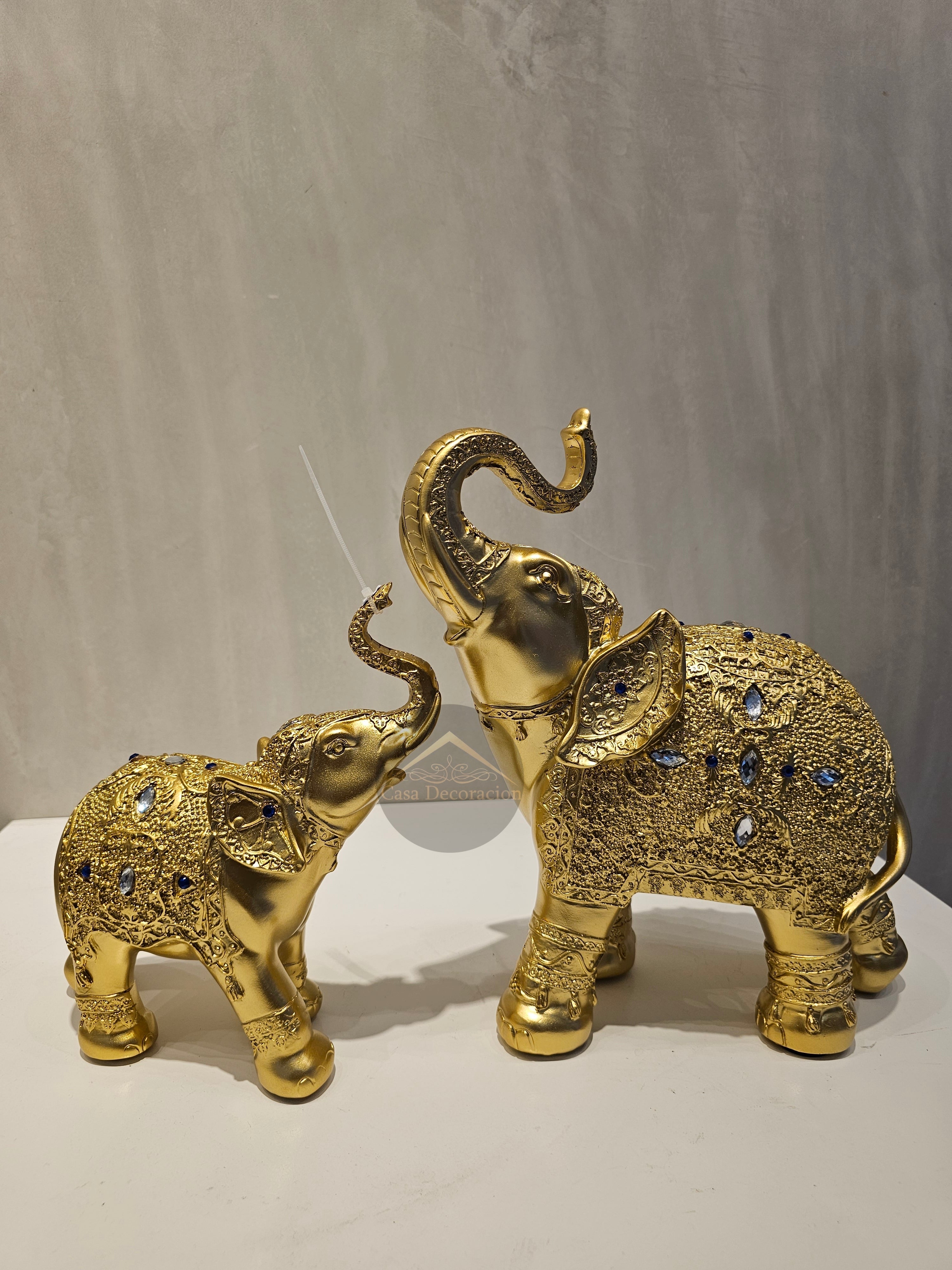 Golden Elephant - Set of 2