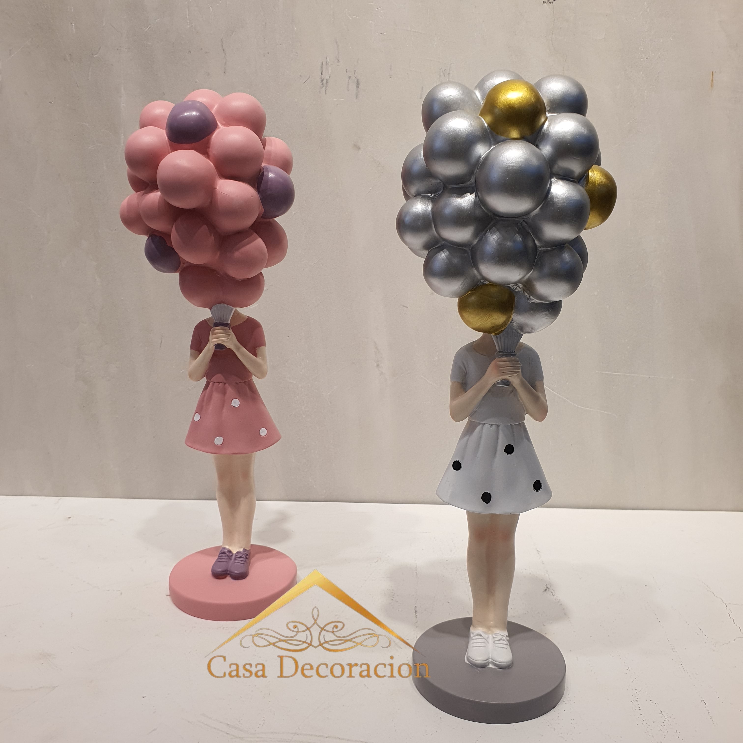 Girl W/ Pink Balloons