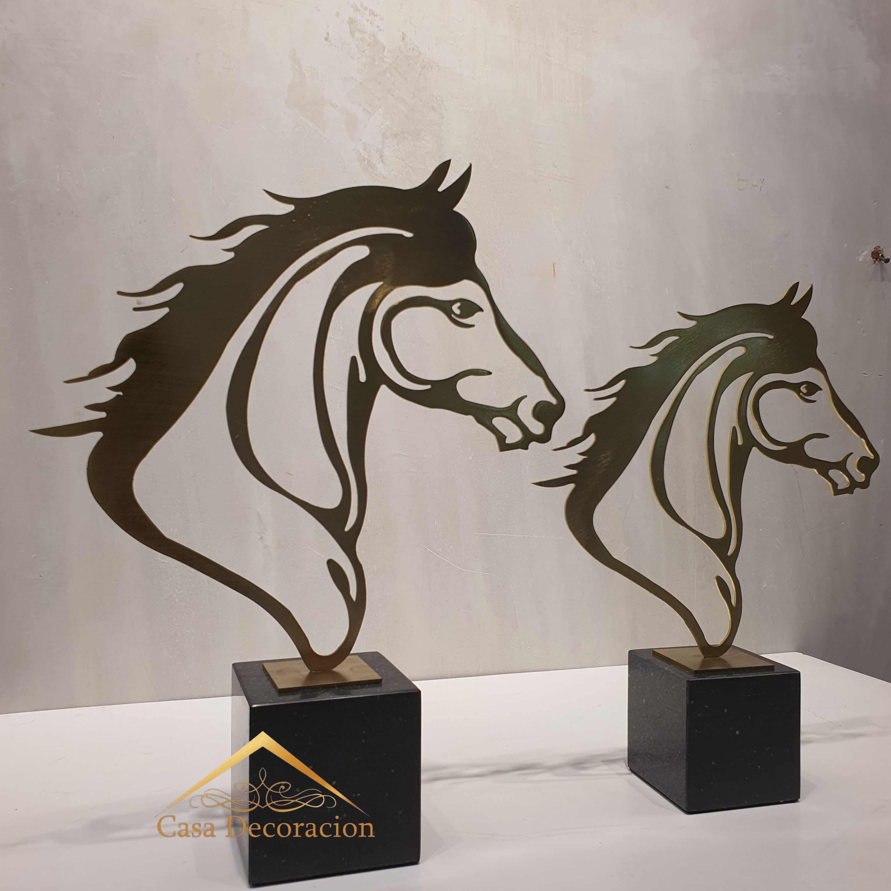 Horse Head Stainless Figure