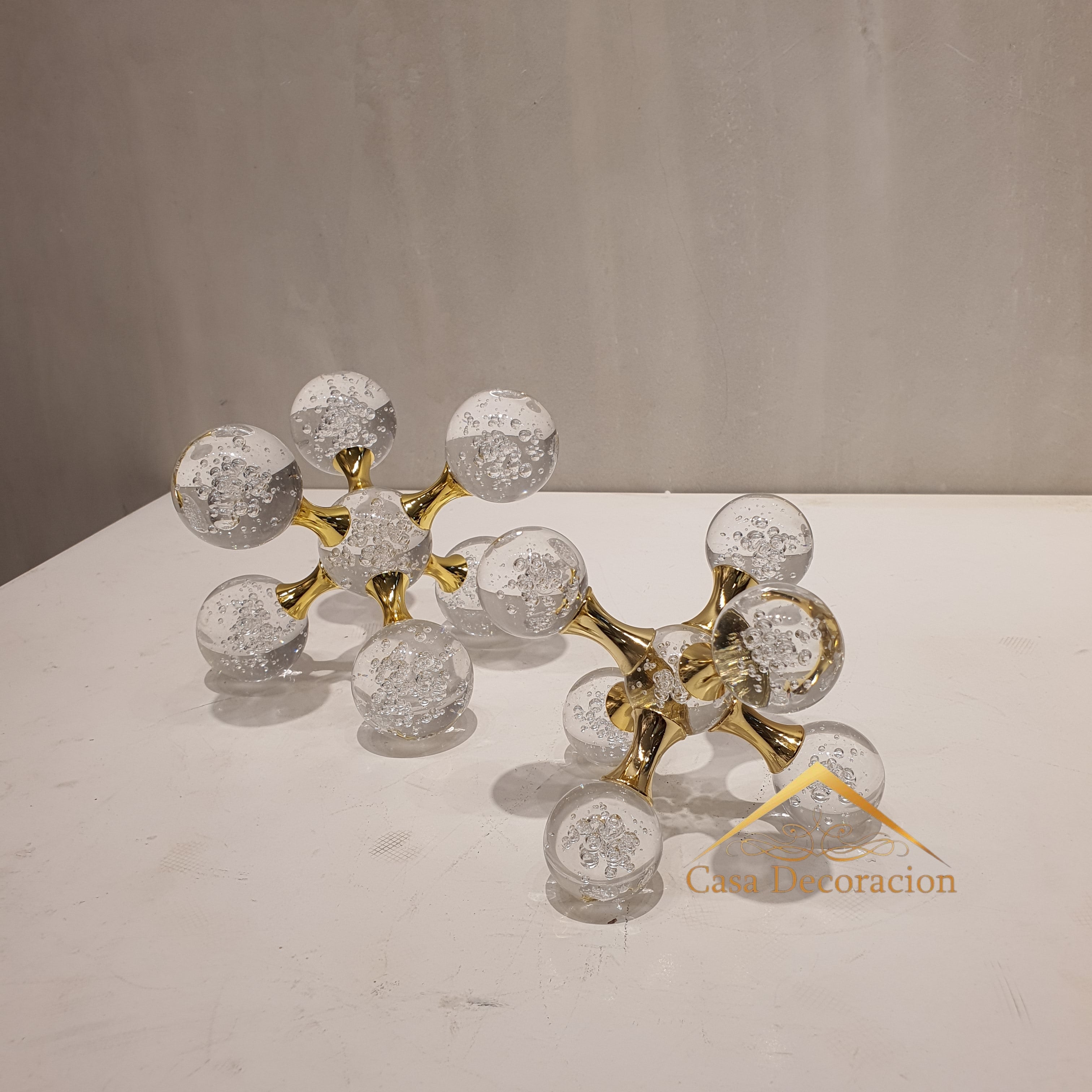 Molecule Glass Decor