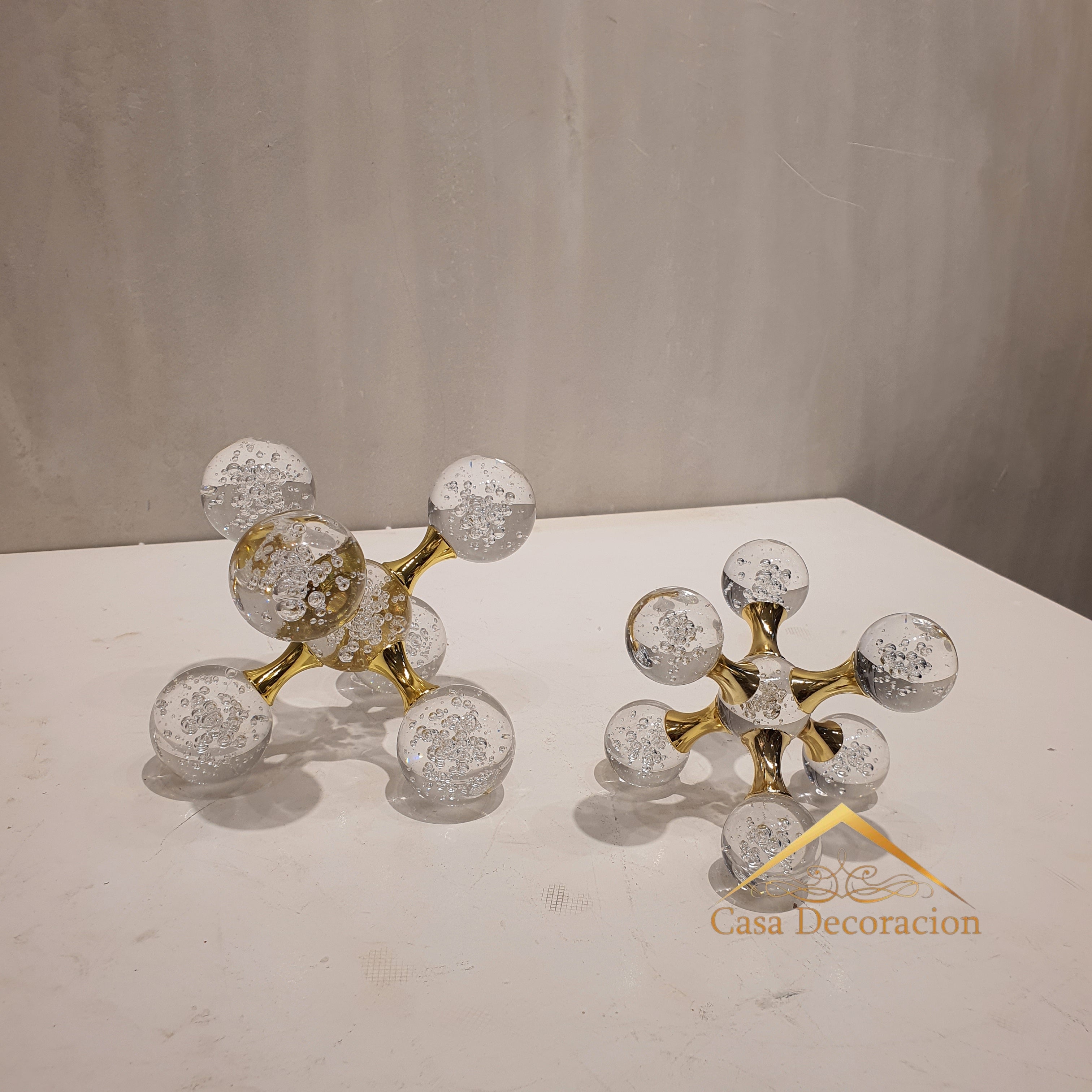 Molecule Glass Decor