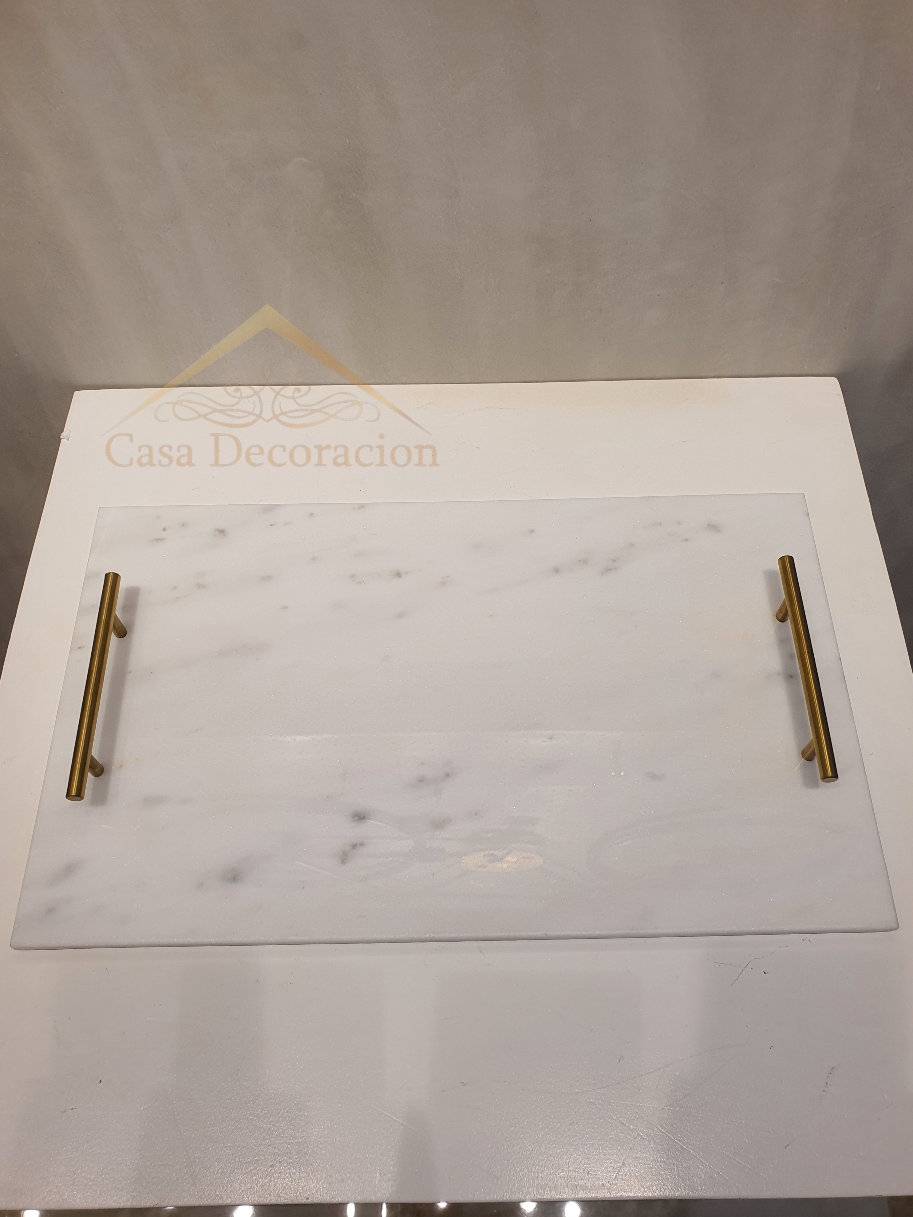 Marble Tray White/Black