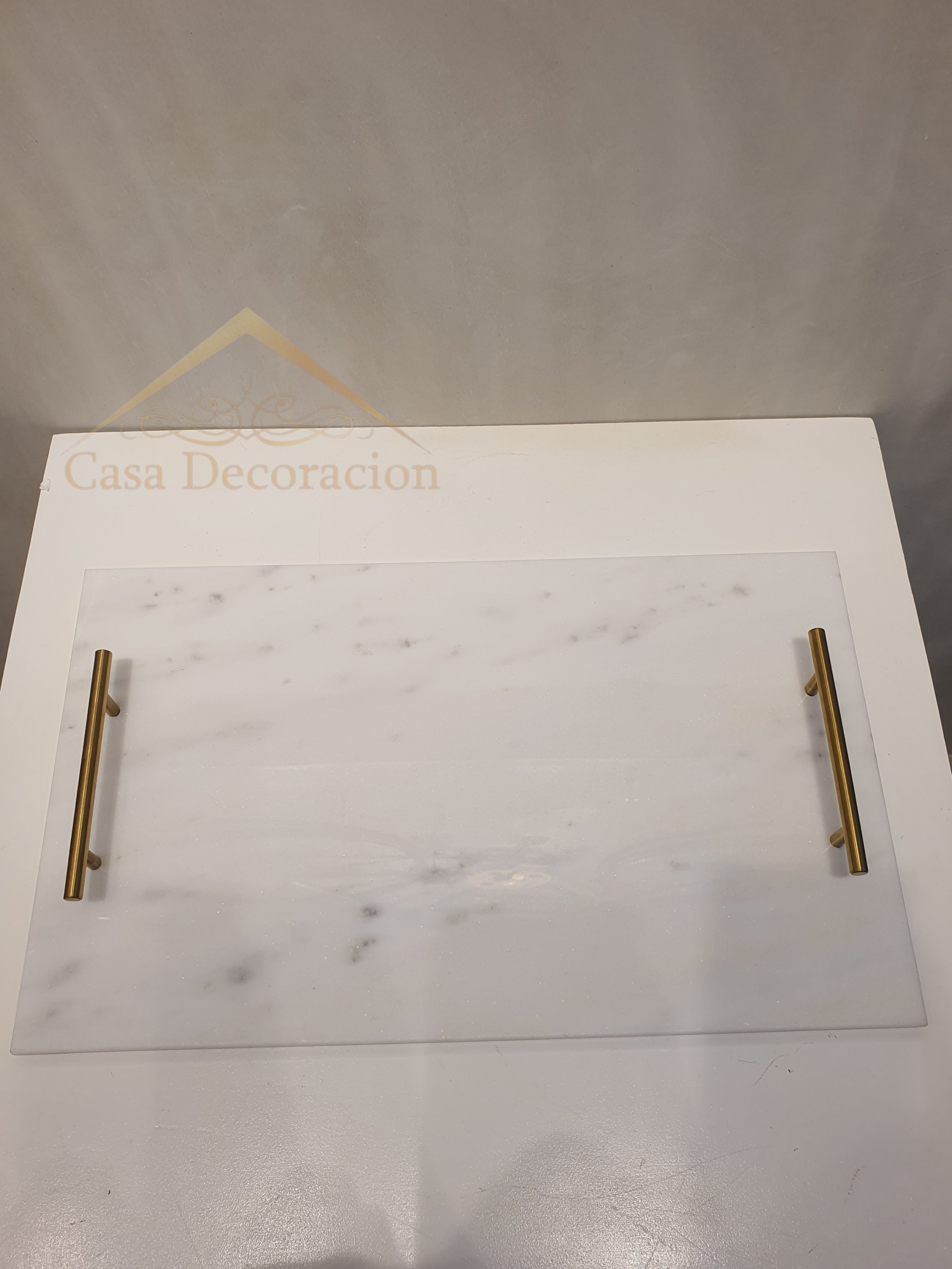 Marble Tray White/Black