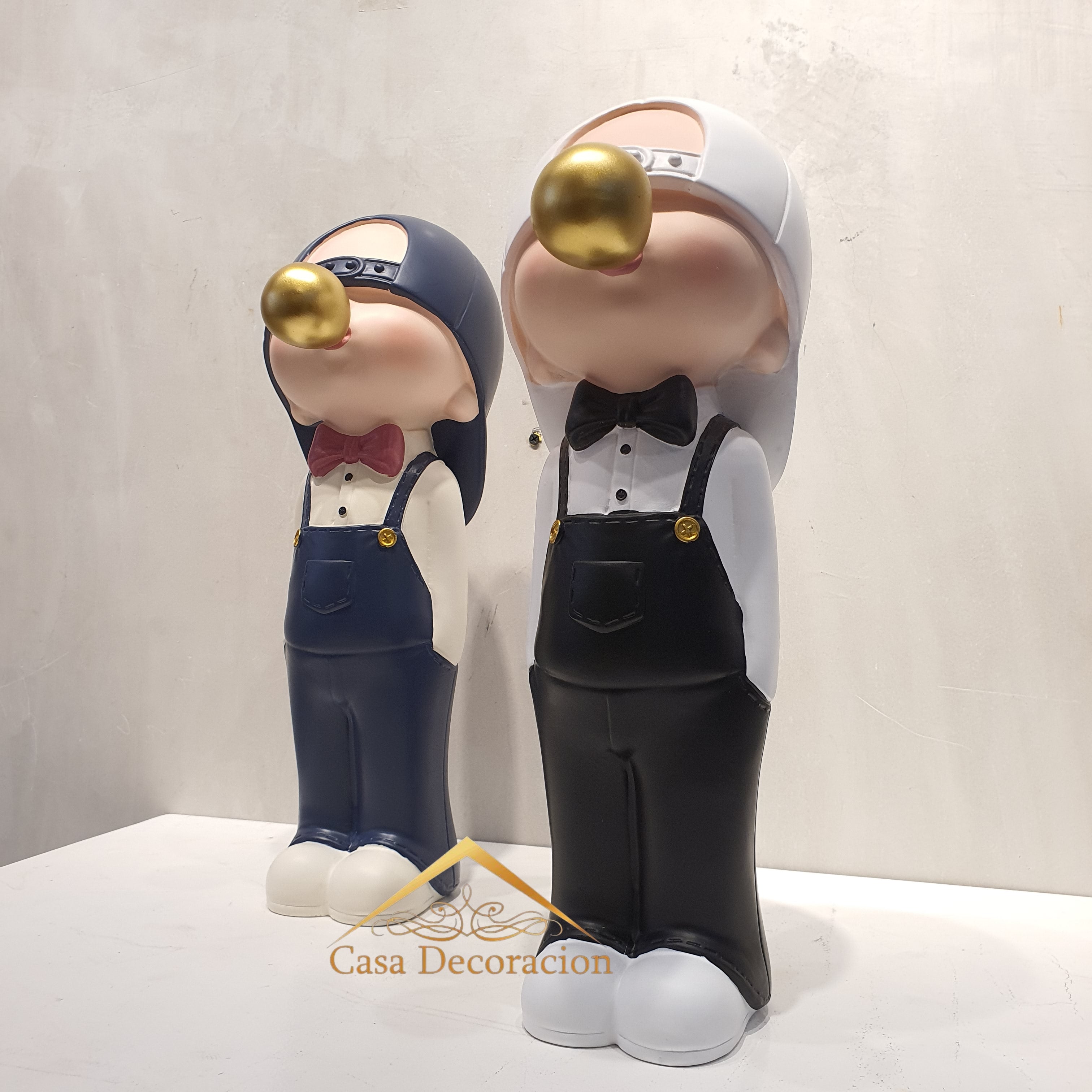 Standing Boy Ornament - Blue