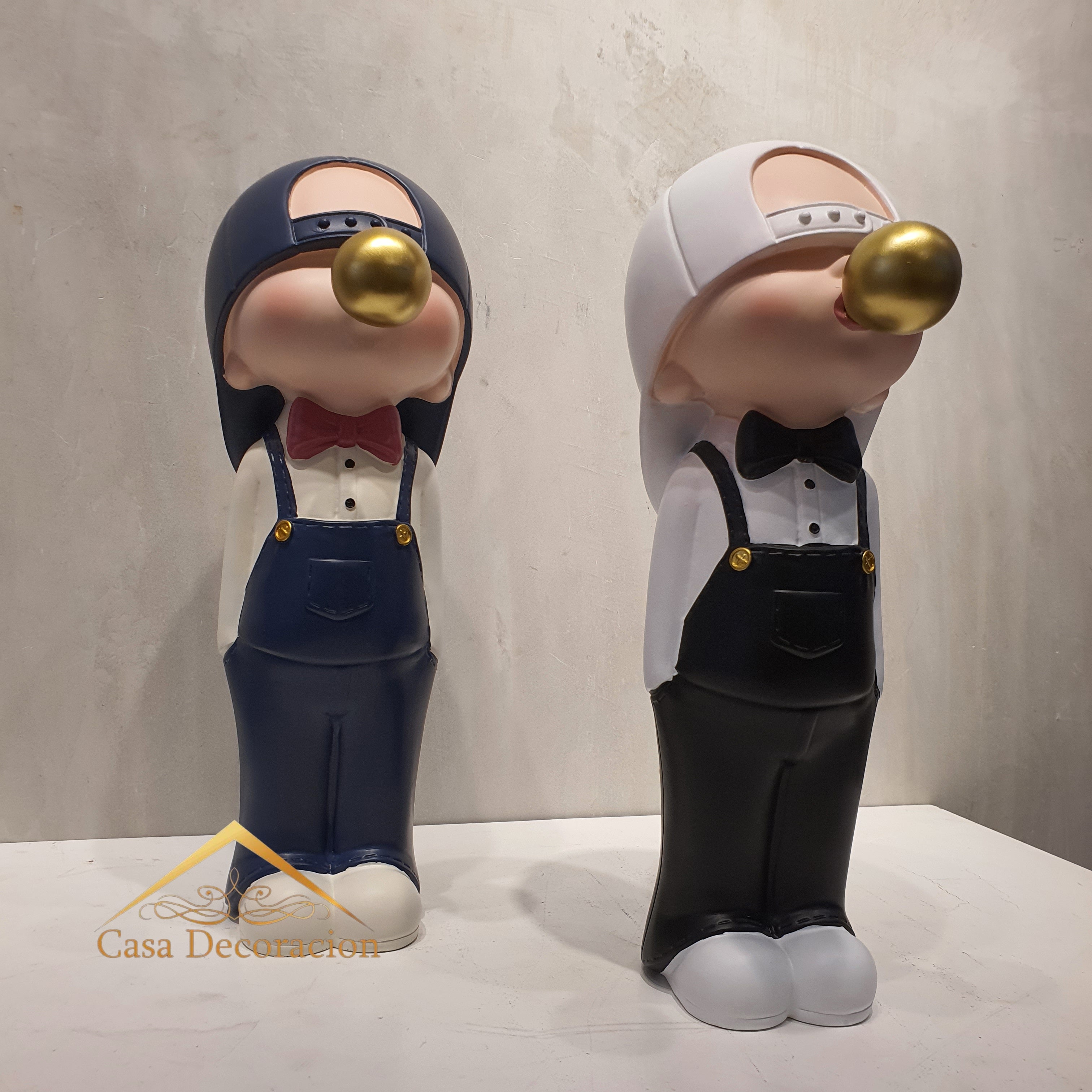 Standing Boy Ornament - Blue