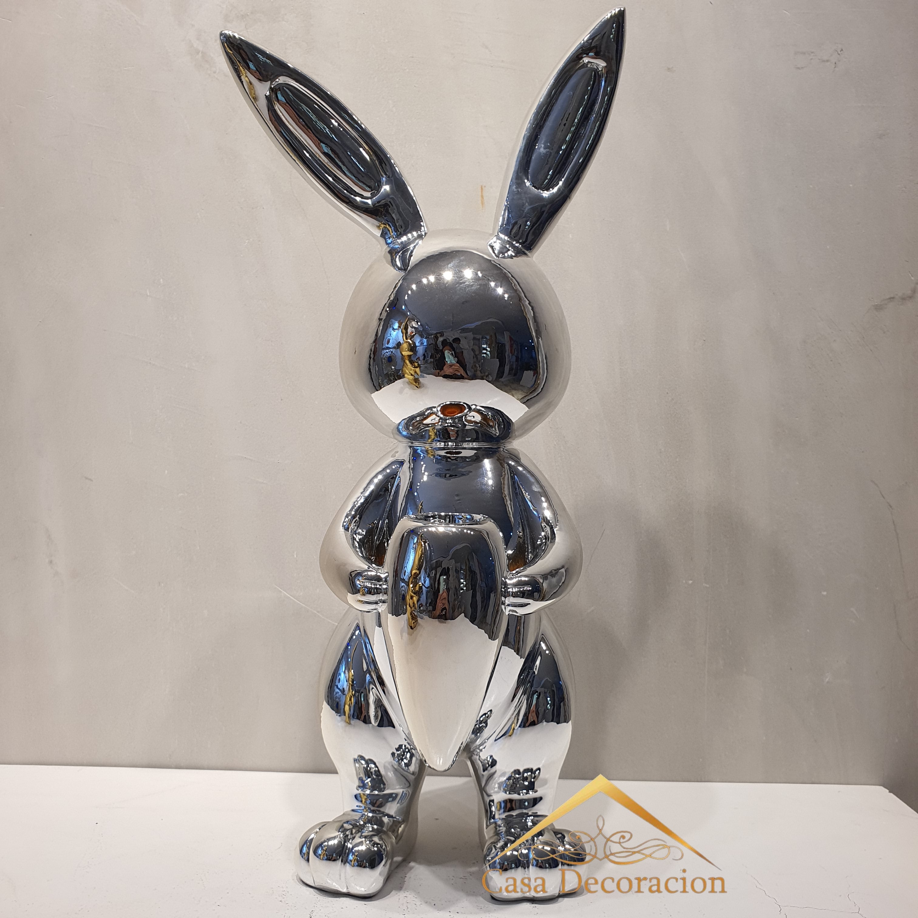 Silver Bunny Pen Holder