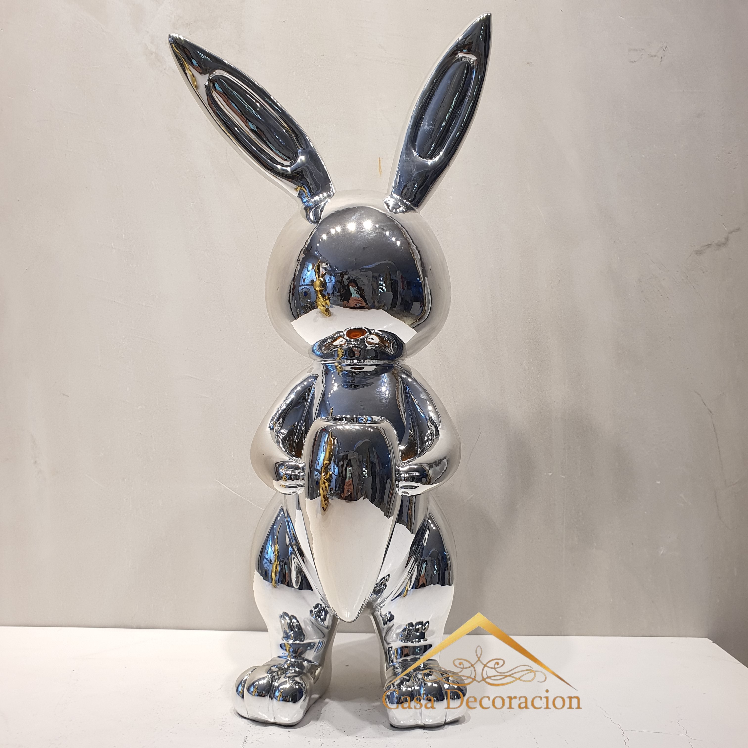 Silver Bunny Pen Holder