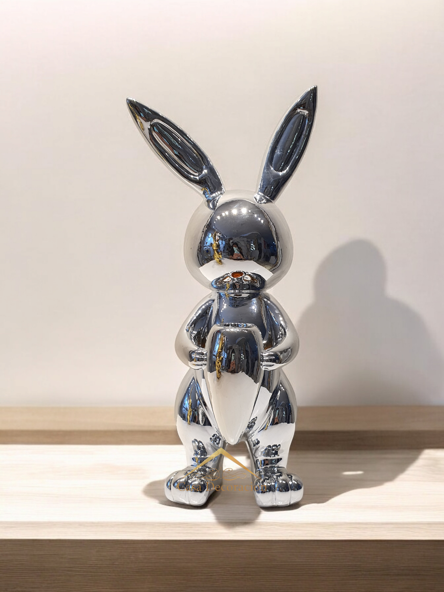 Silver Bunny Pen Holder