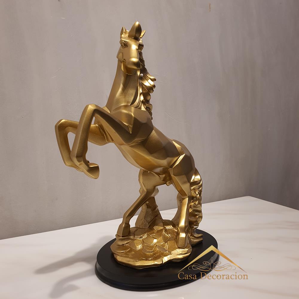 Stallion Horse Table Decor - Gold