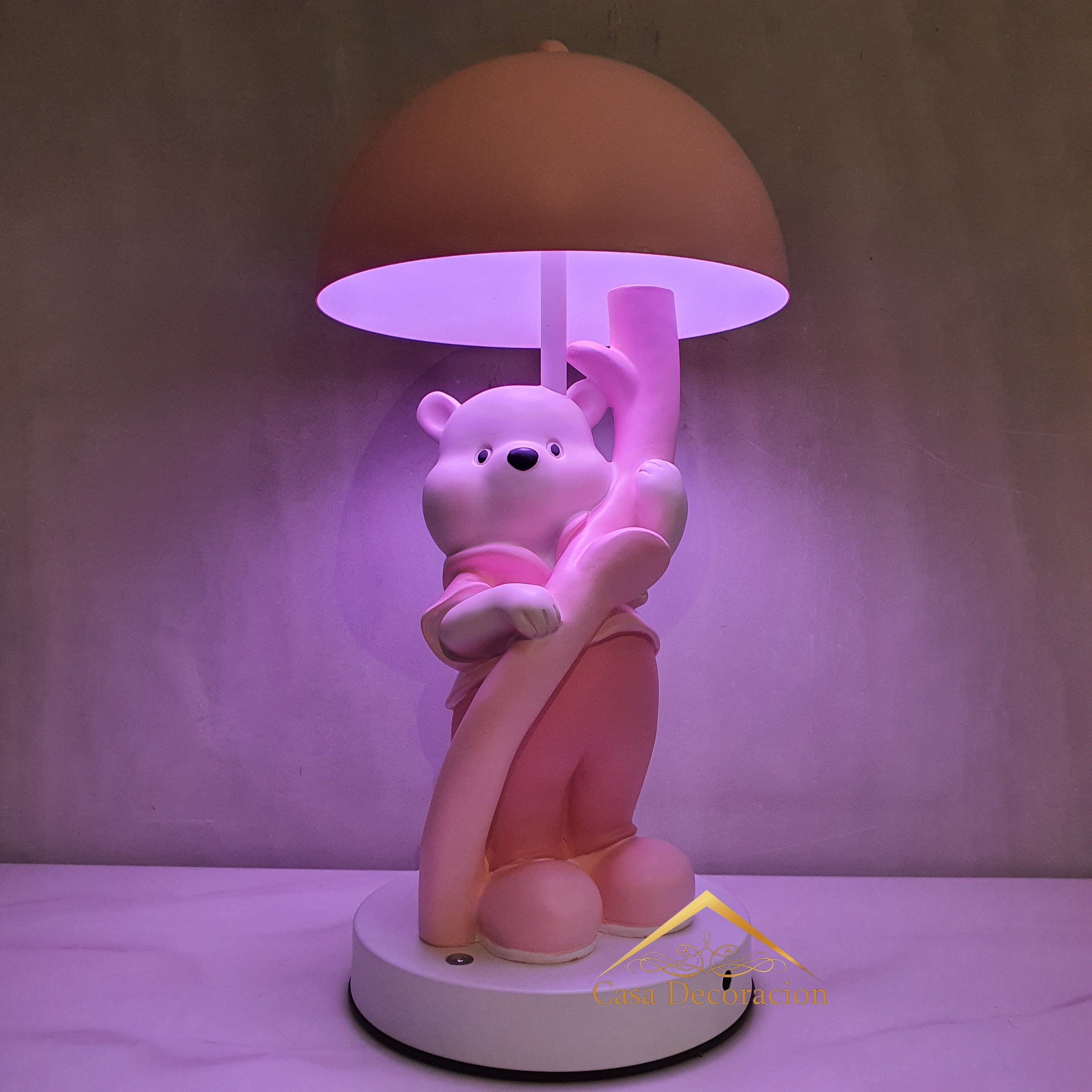 Snowbear Table Lamp Pink