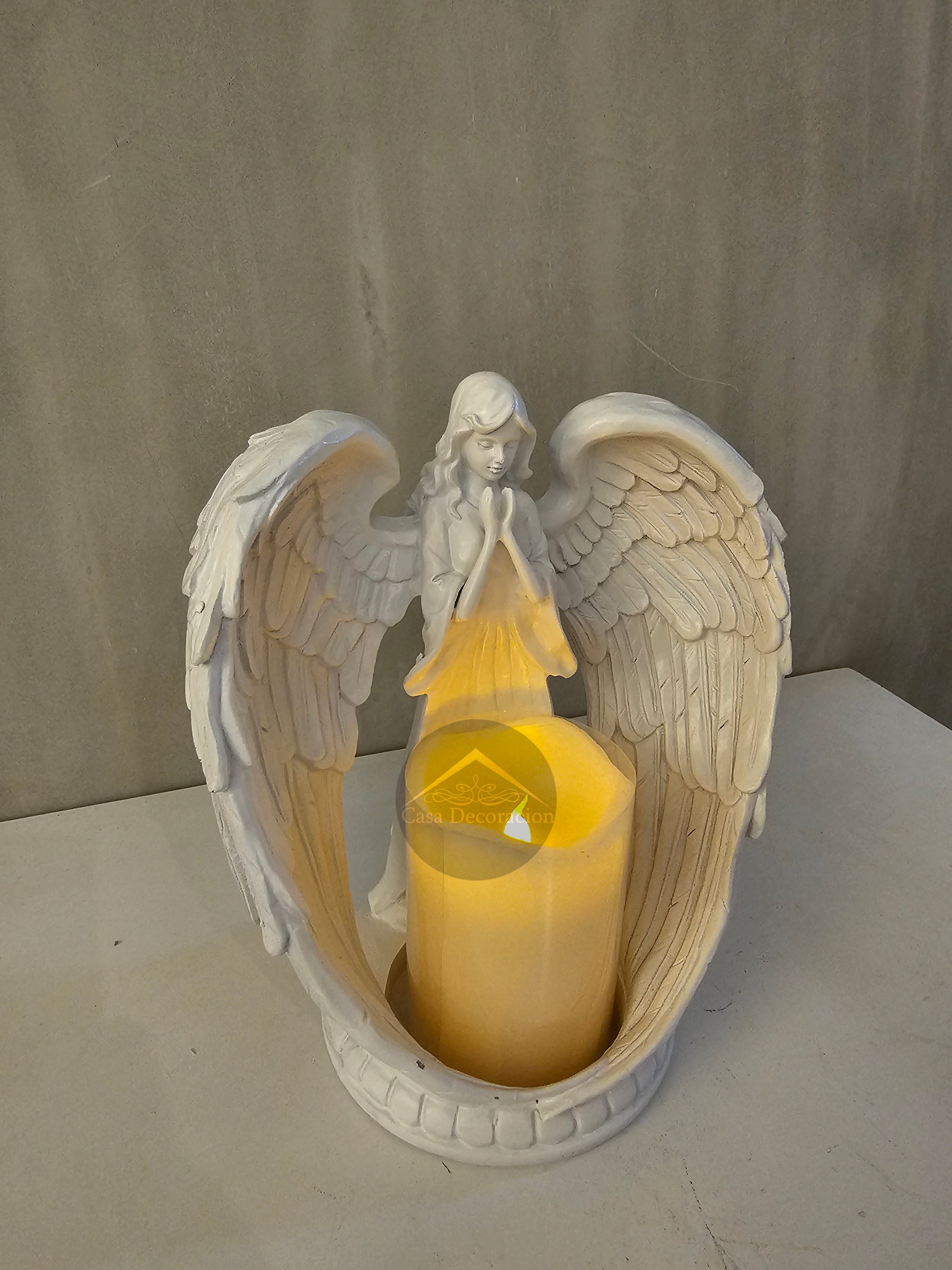 White Angel Candle