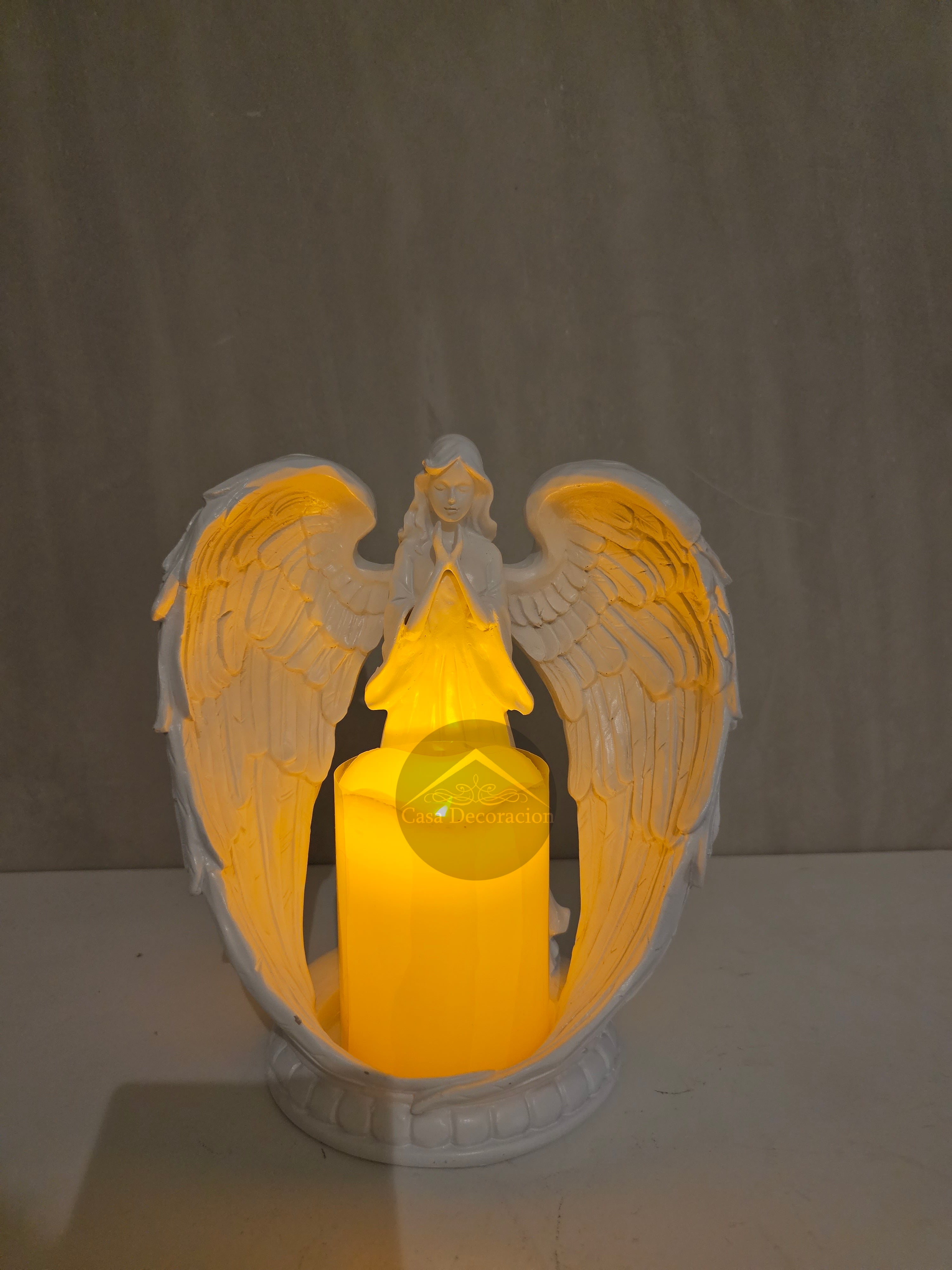 White Angel Candle