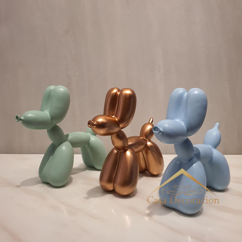 Balloon Poodle Table Decor Powder Blue