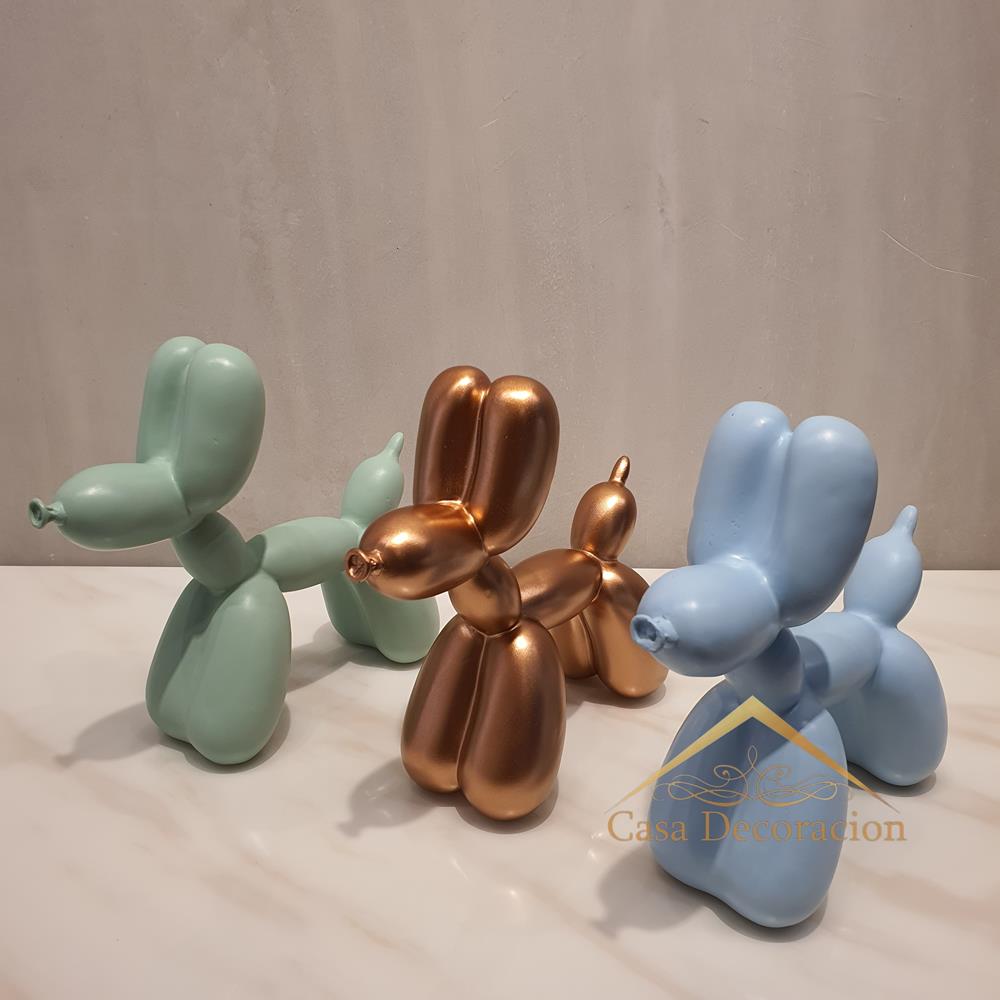 Balloon Poodle Table Decor Powder Blue
