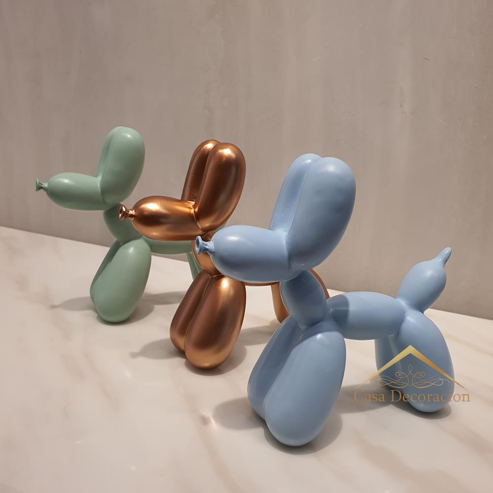 Balloon Poodle Table Decor Powder Blue