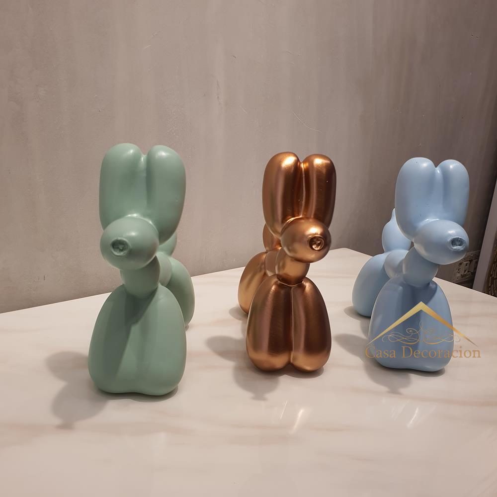 Mint Green Balloon Poodle Table Decor